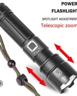 Most Powerful LED Flashlight USB Zoom Tactical Torch