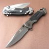 Outdoor Camping Quick Open G10 Stainless Blade Knife