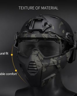 Goggle Mask Tactical Glasses With Detachable Mask