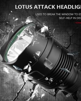LED Flashlight Rechargeable LED Lantern Detachable Torch