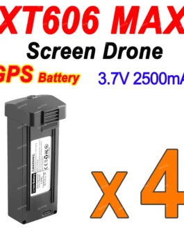 3.7V 2500mAh For XT606 MAX GPS Drone Battery Original XT606 Dron Battery XT606 MAX Spare Battery Accessorie Parts – AliExpress 26 – Color : XT606MAX Battery X4